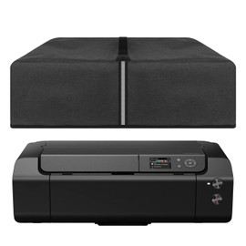 Kingshion Printer Dust Cover Compatible with Canon imagePROGRAF Pro-300 or Canon Pixma Pro-200 Printers,Splash-Proof Fabric Easy to Clean & Storage,Dark Grey