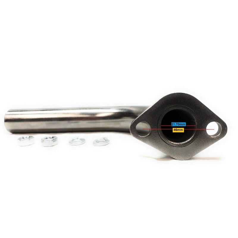 Exhaust Pipe for Predator 212cc, Honda GX160, GX200. Go Kart