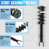 Front Struts Assembly w/Coil Spring Shock Absorbers Replacement for Dodge