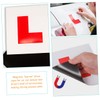Zerodeko 4pcs Magnetic Letter Car Stickers Learner Driver Plates for