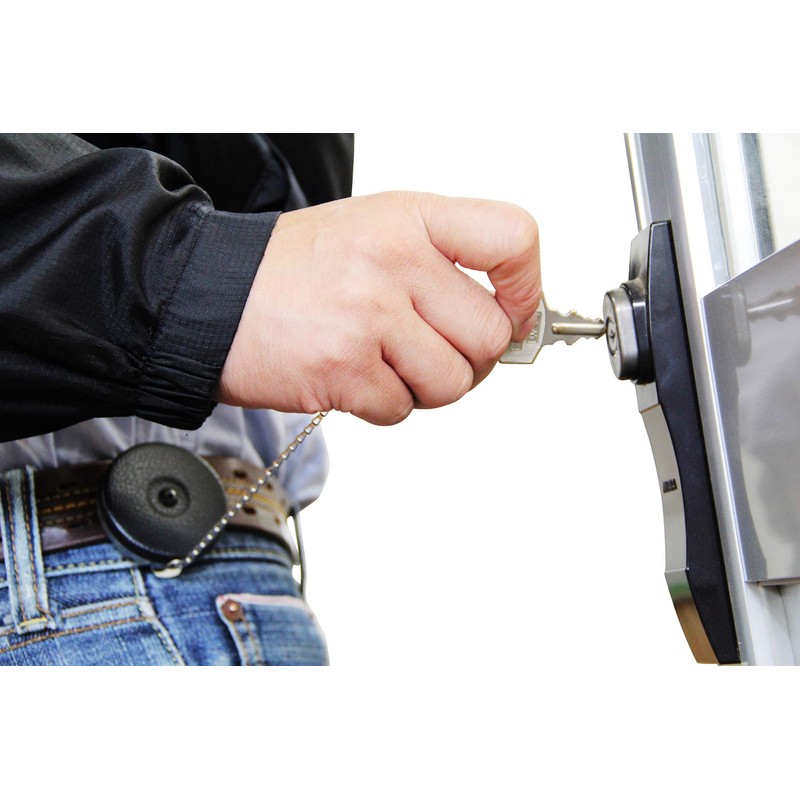 KEY-BAK Retractable Key Reel 23.6 inches (60 cm) Stainless Steel Chain