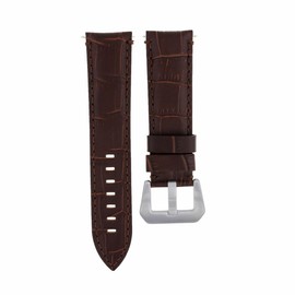 Ewatchparts 22-24mm Leather Watch Band Strap Compatible With Montblanc Timewalker Chrono Watch
