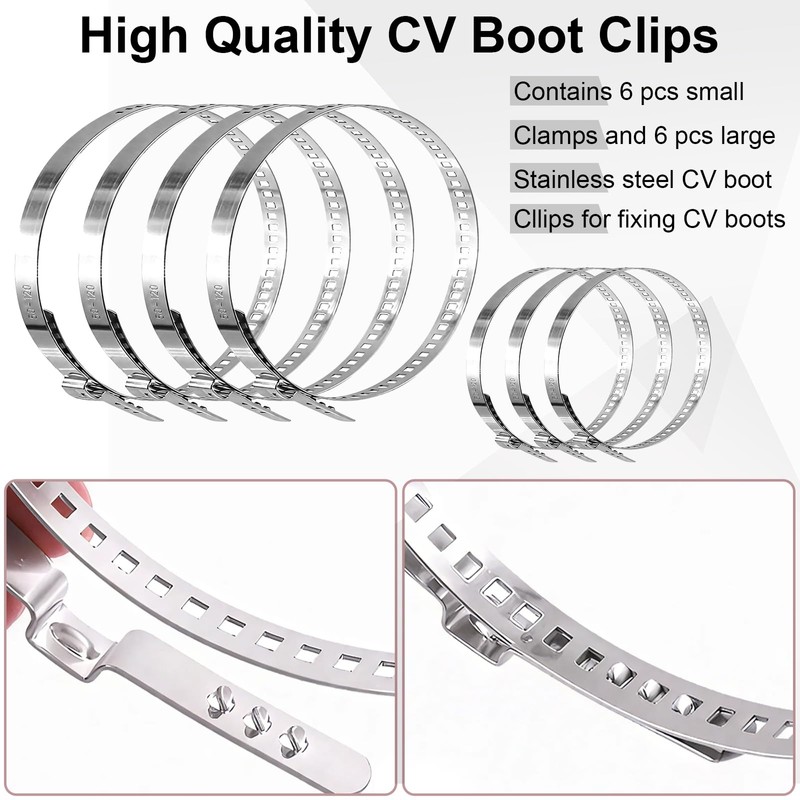Leogony CV Boot Clamp Pliers, Clic-R Type Heavy Duty Hose