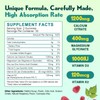 1200mg Calcium Citrate with Vitamin D3 Gummies for Bones, Muscles,