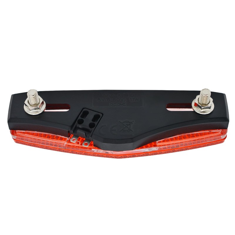 nean Bicycle E-Bike Rear Light with Brake Light, Reflector and