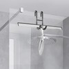 Simtive Shower Door Hooks (3-Pack), Over Door Hooks for Bathroom
