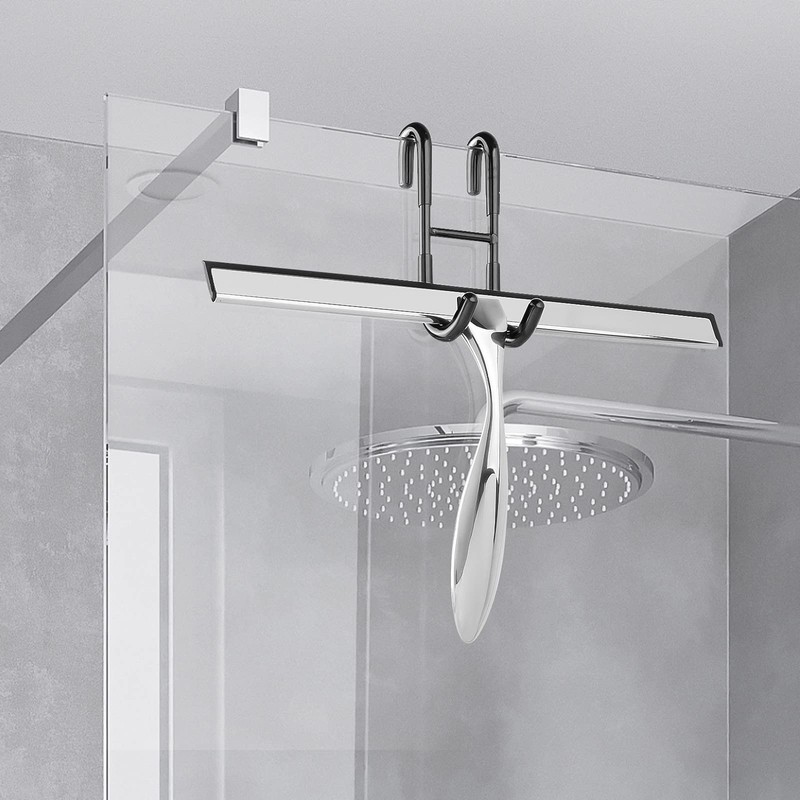 Simtive Shower Door Hooks (3-Pack), Over Door Hooks for Bathroom