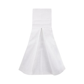 Mebiosi Football Towel, Cotton White Sport Pitching Towel with Hook and Loop for Football Softball Gym Yoga Golf