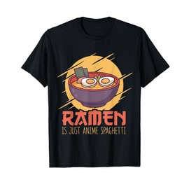 Giapponese Ramen Noodle Meme - Ramen Is Just Anime Spaghetti Maglietta