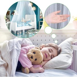 Stayoung Mosquitero de Cama, Mosquitera Anti-Insectos para Niños de Cúpula Blanca, Amigable con la Piel, Ventilado, Máximo para Prevenir Insectos (60 * 250 * 900 cm) (Blanco)
