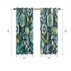 MitoVilla Boho Floral Blackout Curtains for Bedroom Windows, Plant Leaves