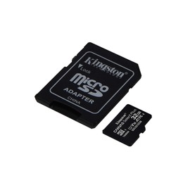 Kingston Canvas Select Plus microSD Card SDCS2/32 GB-2P1A Class 10 (2 x cards, SD Adapter Included)
