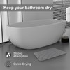 JUERLEN 2 Pack Diatomaceous Earth Shower Mat, Stone Bath Mat,