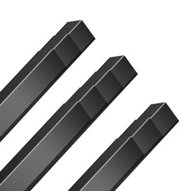 10PCS Black Aluminium Wall Corner Protector Guard 2x2x48” Corner Trim Molding L Metal Edge Protectors for Walls Corner Guards
