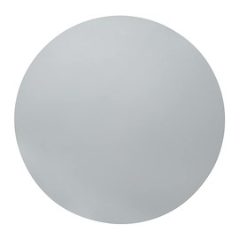 Restaurantware 16 Inch Table Placemats 6 Round Vinyl Placemats - Embossed Stain-Resistant Gray Vinyl Placemats for Tables Leather-Like Feel Protects Surfaces