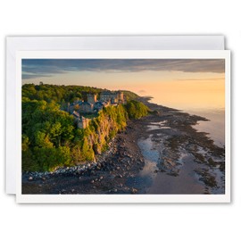 Neil Barr Culzean Castle & Ailsa Craig, Ayrshire - Scotland Greeting Card by Scottish Landscape Photographer Blank Inside