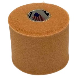 Shield Athletic Underwrap | Bulk Case of 48 Rolls of PreWrap, Hair Tie, Headband, Patellar Support, Pre-Wrap Athletic Tape, 2.75" X 30 SYards, Foam Barrier, Flexible, Breathable (Tan)