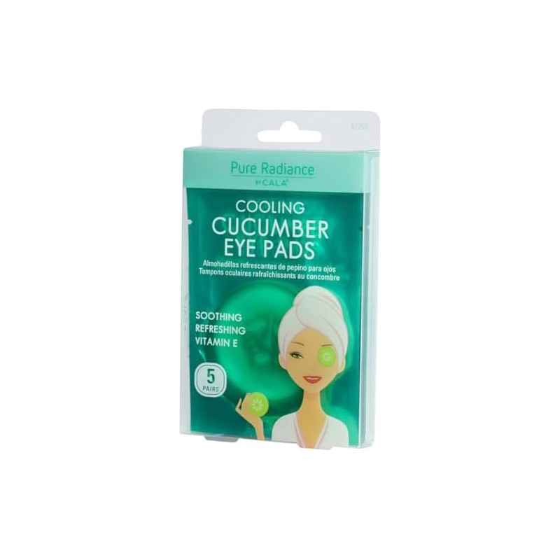 CALA - parches/almohadillas refrescantes de pepino para ojos con vitamina