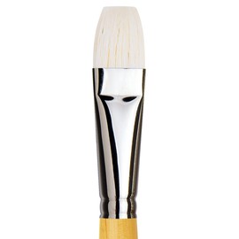da Vinci Hog Bristle Series 7100 Maestro Artist Paint Brush, Bright Medium-Length Hand-Interlocked with Natural Polished Handle, Size 20
