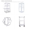 10 x T Slot T-Nut 90° L-Shape Zinc Alloy Profile