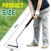 Buzzlett 37" Grass Whip with Double-Edged Serrated Blade, Manganese Steel