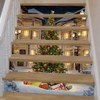 3D Christmas Tree Stair Risers Stickers Decals-6Pcs/Set Christmas Tree Stair