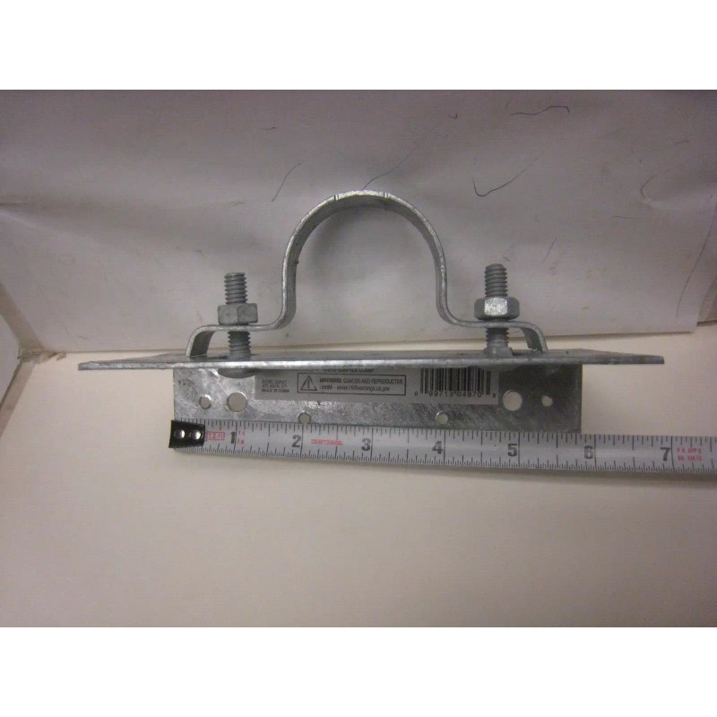 EVERBILT WOOD FENCE TO ROUND STEEL POST ADAPTER BRACKET: 1-7/8"