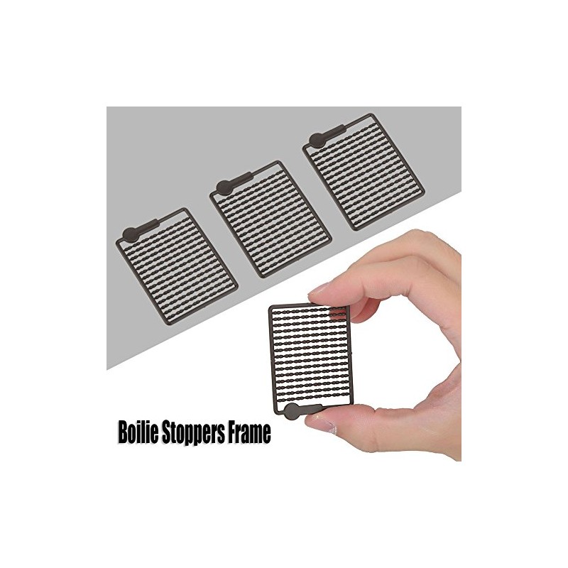 Zerone Boilie Bait Stops, 10Pcs Durable Hair Rig Boilie Bait
