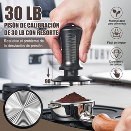 Estera Espresso de Silicona, Alfombrilla Antisabotaje Espresso, Esterilla para Manipular Café Multifunción Espesar Antideslizante (negro2, grande)