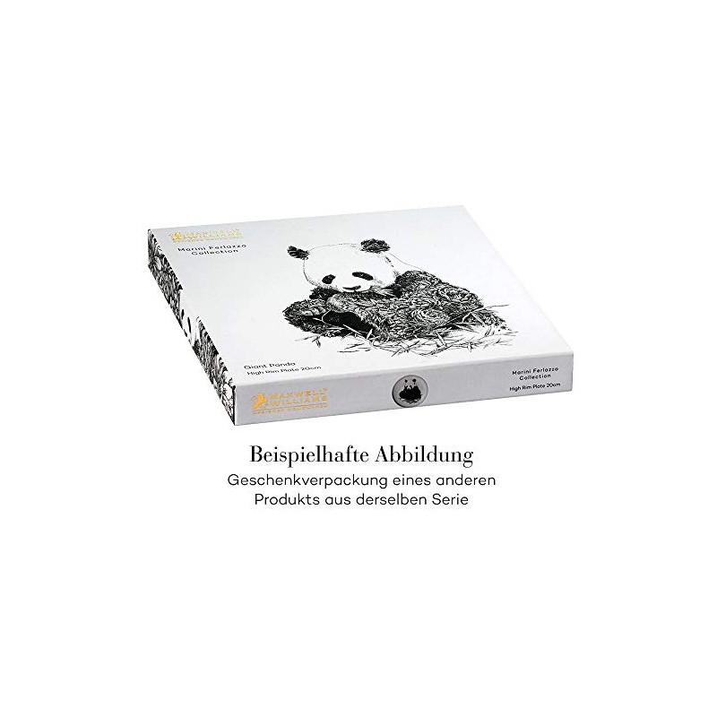 Maxwell & Williams DX0526 African Elephant Plate - Black and