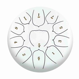 6 Inch Steel Tongue Drum 11 Notes Handpan Drum with Drum Mallet Finger Picks Percussion for Meditation Yoga