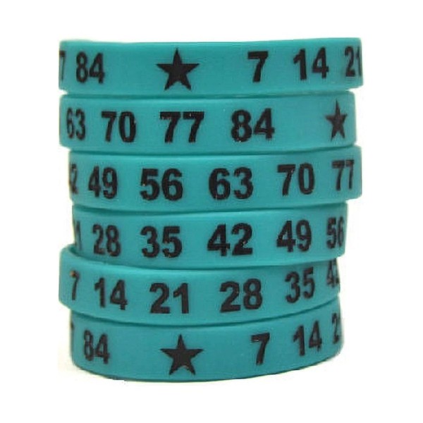 American Educational Products Silicone Number Wristbands for Classroom Math Activities