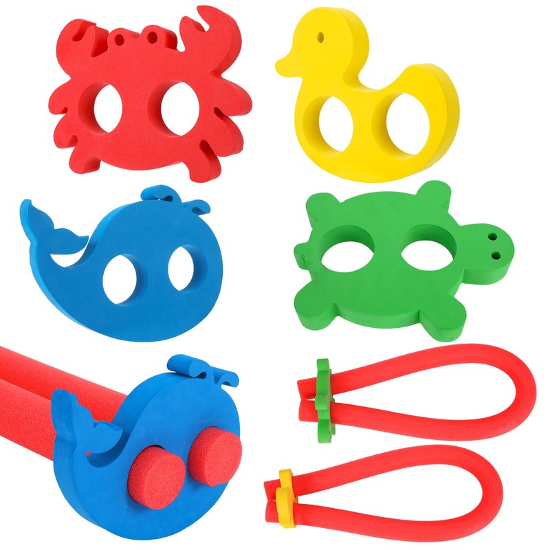 4 Pack EVA Pool Noodle Floating Connectors Animal Shaped Swimming