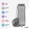 Pogo BPA-Free Tritan Plastic Water Bottle with Soft Straw Lid,
