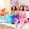 3 Set Easter Bunny Headband Costume Set with Bowtie Tail