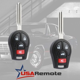 fits 2013 2014 2015 Nissan Sentra Key Fob Keyless Entry Remote (CWTWB1U751),l Set of 2