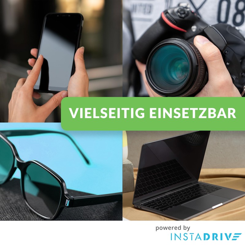 INSTADRIVE Glasses Cloths Pack of 9 20 x 20 cm