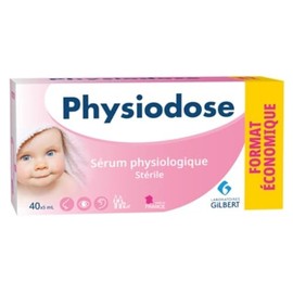 Suero fisiológico fisiológico - Caja de 40 dosis únicas