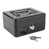 Fireproof Document Box with Key Lock, Secure Storage Box for