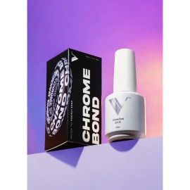 Nail Chrome Bond Base Gel, Adhesive Gel Primer for Long-Lasting Mirror and Metallic Nail Art Designs