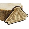 Printtoo Engraved Chichen Itza Mexico Fridge Magnet Souvenir Wooden Gift