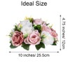 Flower Balls for Centerpieces - 2 Pcs Rose Balls Artificial