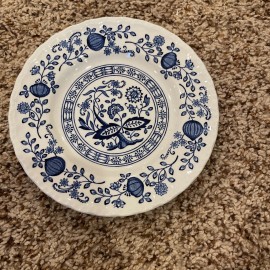 Wedgwood Vintage Enoch Wedgwood England Blue Heritage 6" Plate