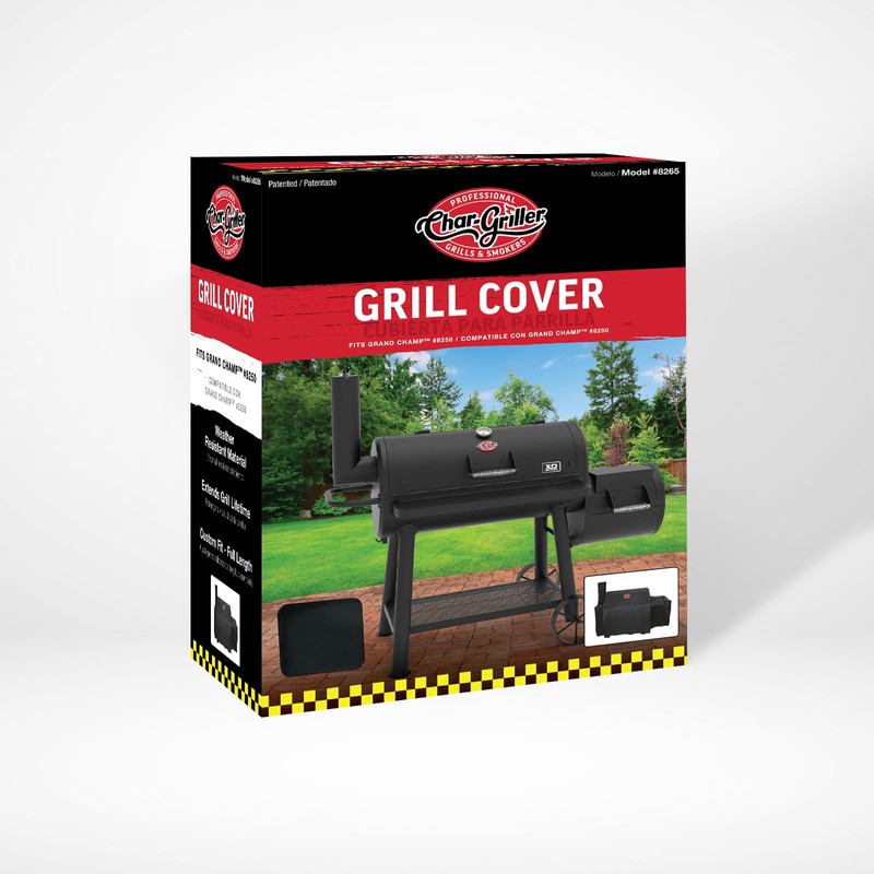 Char-Griller® Grand Champ™ Grill Cover, Shields and Protects from Moisture,