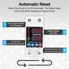 HCOVTXR 110V Smart Circuit Breaker,1~63 Amp Low Voltage Cutoff, AC