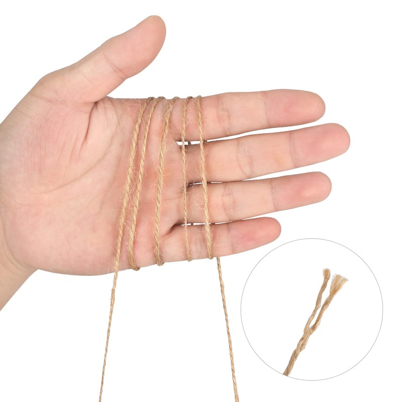 500 Meters Jute Twine Fine String Garden Twine for Decoration