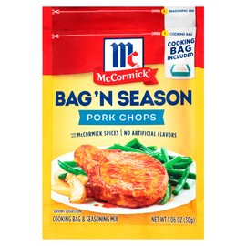 McCormick Bag 'n Season Pork Chops Seasoning Mix, 1.06 oz (Pack of 2)