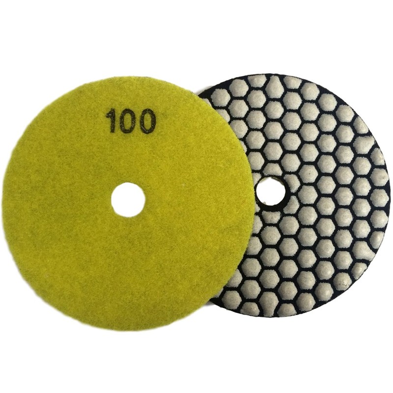 Konfor 100mm Diamond Polishing Pad Dry Grinding Cutter for Marble