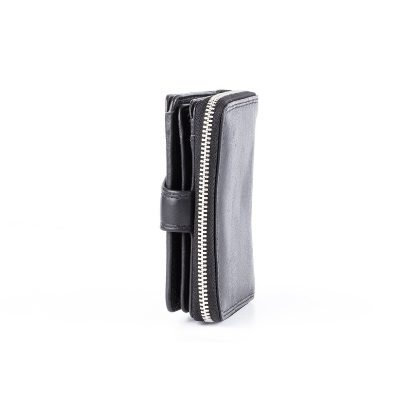 Greenburry Spongy Wallet Leather 9 cm Black