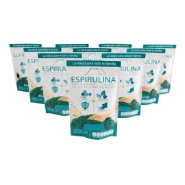 Alga Espirulina Cruda, Al Estilo Francés, 10 Paquetes.                                                                                                
